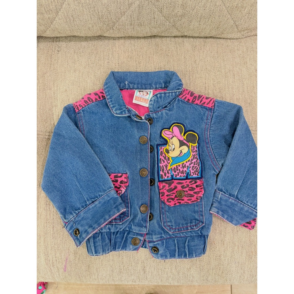 Vintage For Kids Stuff Leopard Minnie Jacket